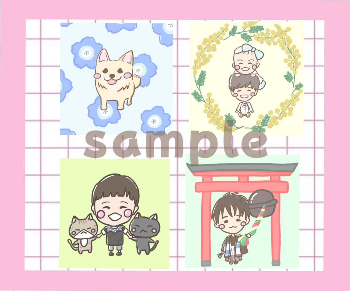 アイコン・似顔絵・カットイラスト描きます SNS、広告、プレゼントなど用途に合わせて制作します イメージ7