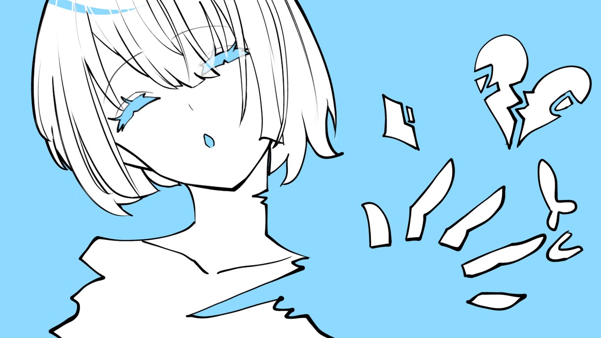 ボカロ曲歌ってみたMV、これらのイラストを描きます ご要望に沿った絵を描きます！(バストアップ構図のみ) イメージ3