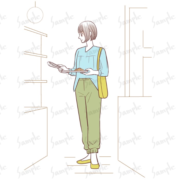 清潔感のある人物を頭身高めで描きます 漫画風の綺麗めな絵柄です。美容やファッション系に。最短2日。 イメージ6
