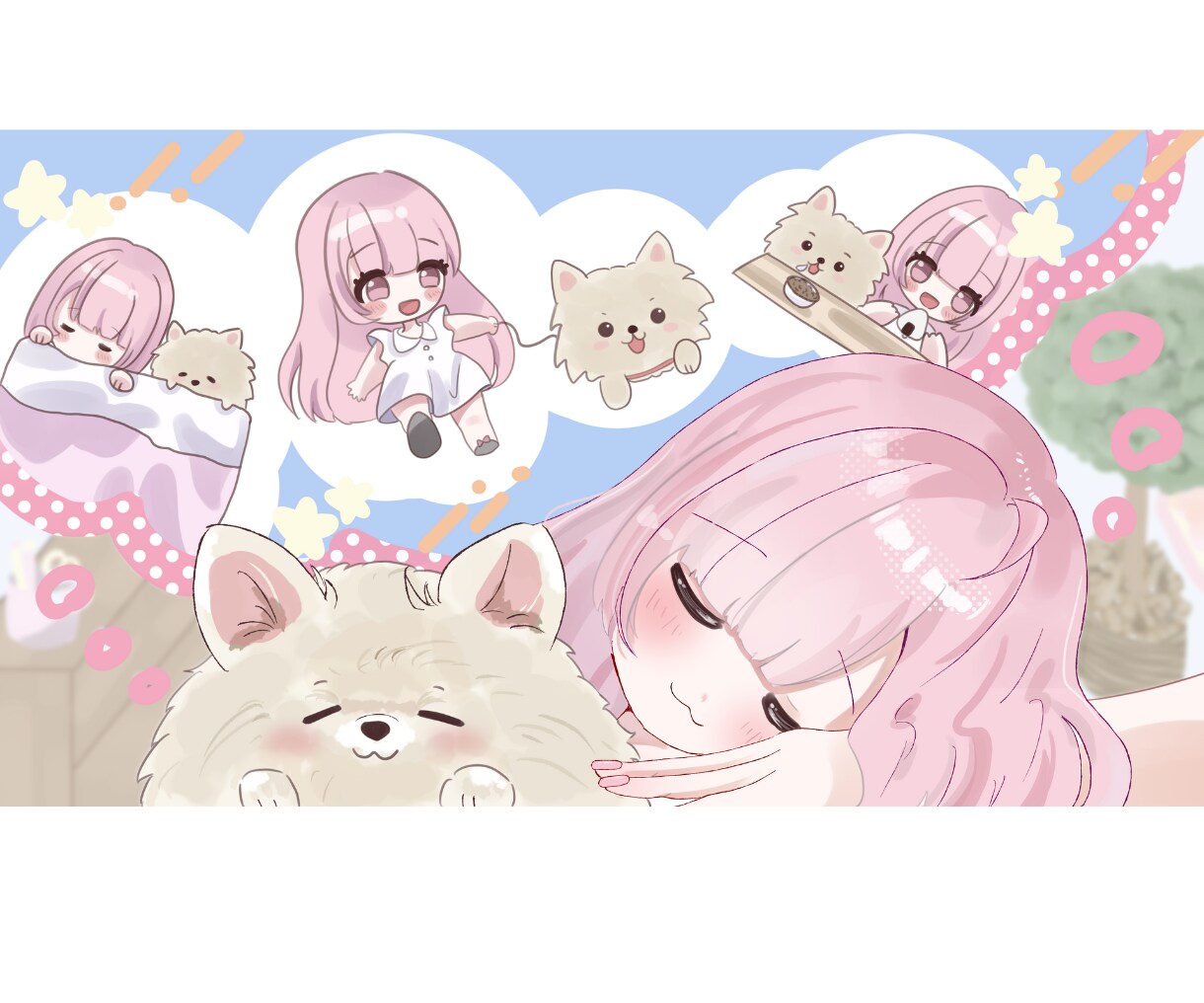 立ち絵・一枚絵・グッズなどを描きます 商用利用OK！可愛いイラストを安く早く描きます！ イメージ5