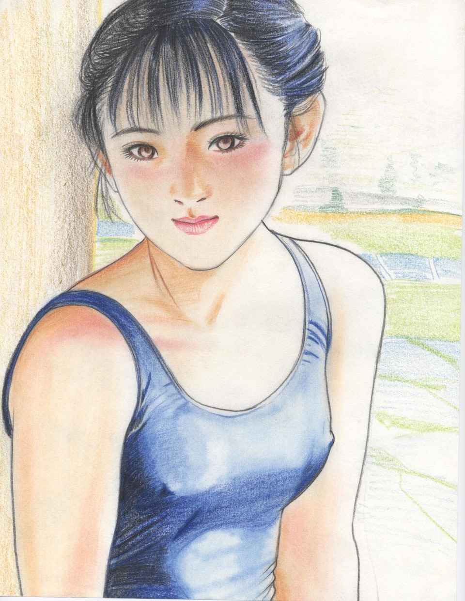 水彩画風や色鉛筆でのリアルな似顔絵描きます 漫画ディフォルメしたリアルな似顔絵御描きします。 イメージ4