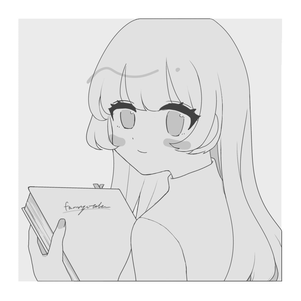 ラフなイラスト描きます 線とベタ塗りだけのシンプルなイラストを描きます イメージ1