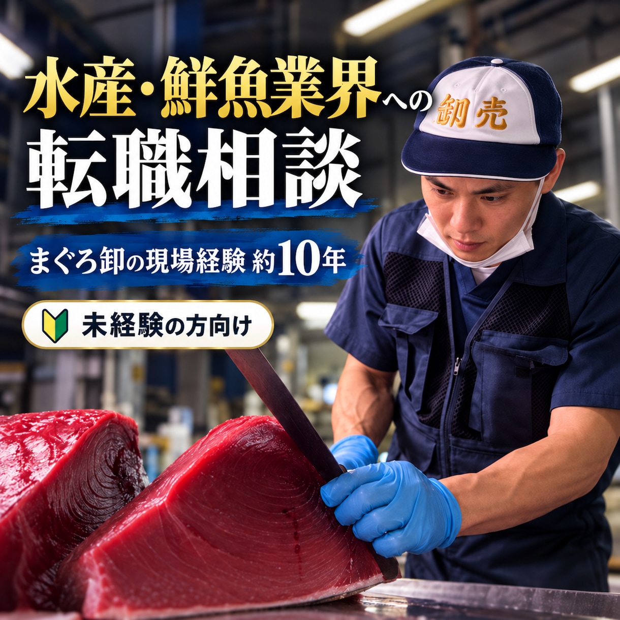 水産・鮮魚業界への転職相談に答えます まぐろ卸の現場経験10年から具体的に回答します イメージ1