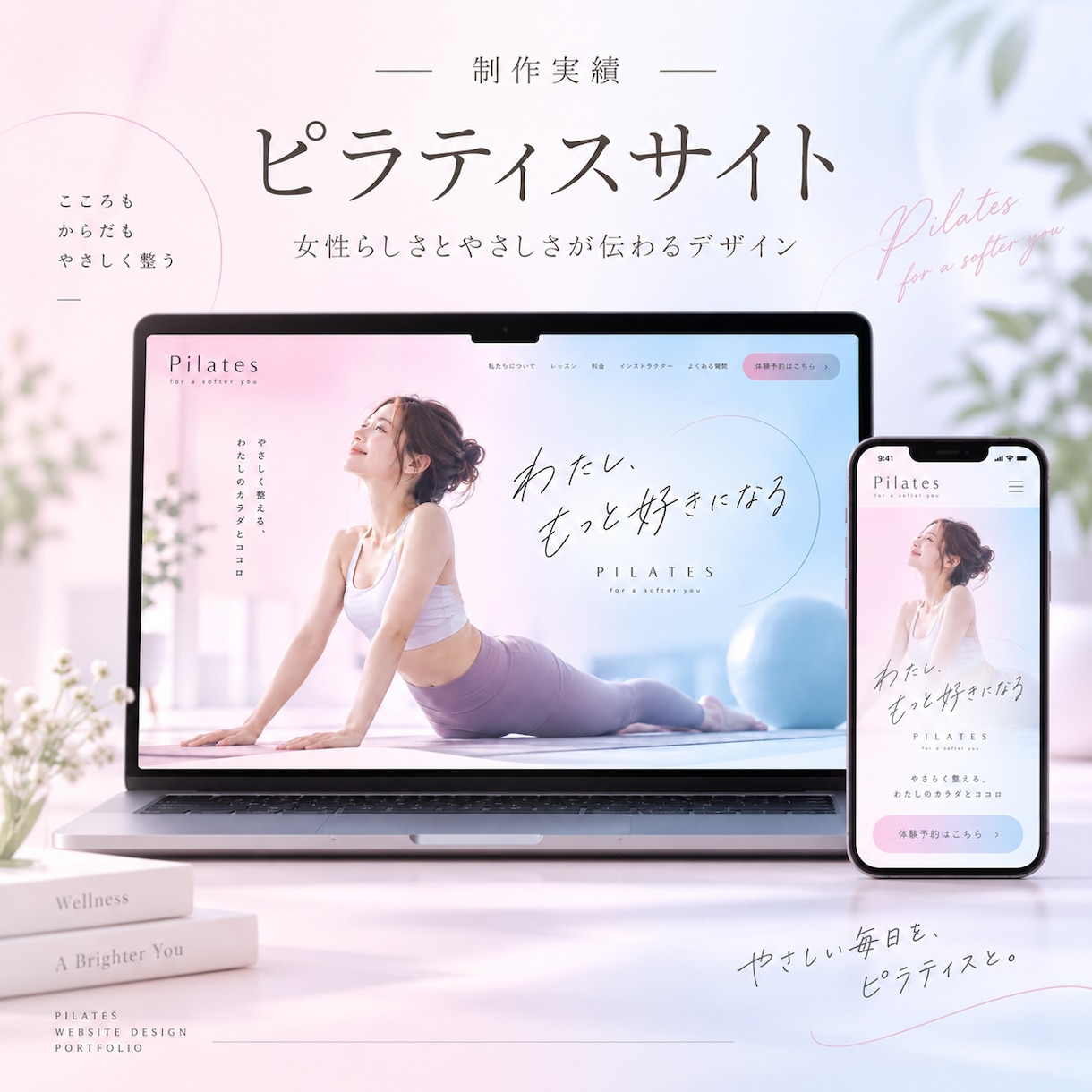 整体/サロンの集客につながるホームページ制作します 初めての方にも分かりやすく丁寧にサポート イメージ2
