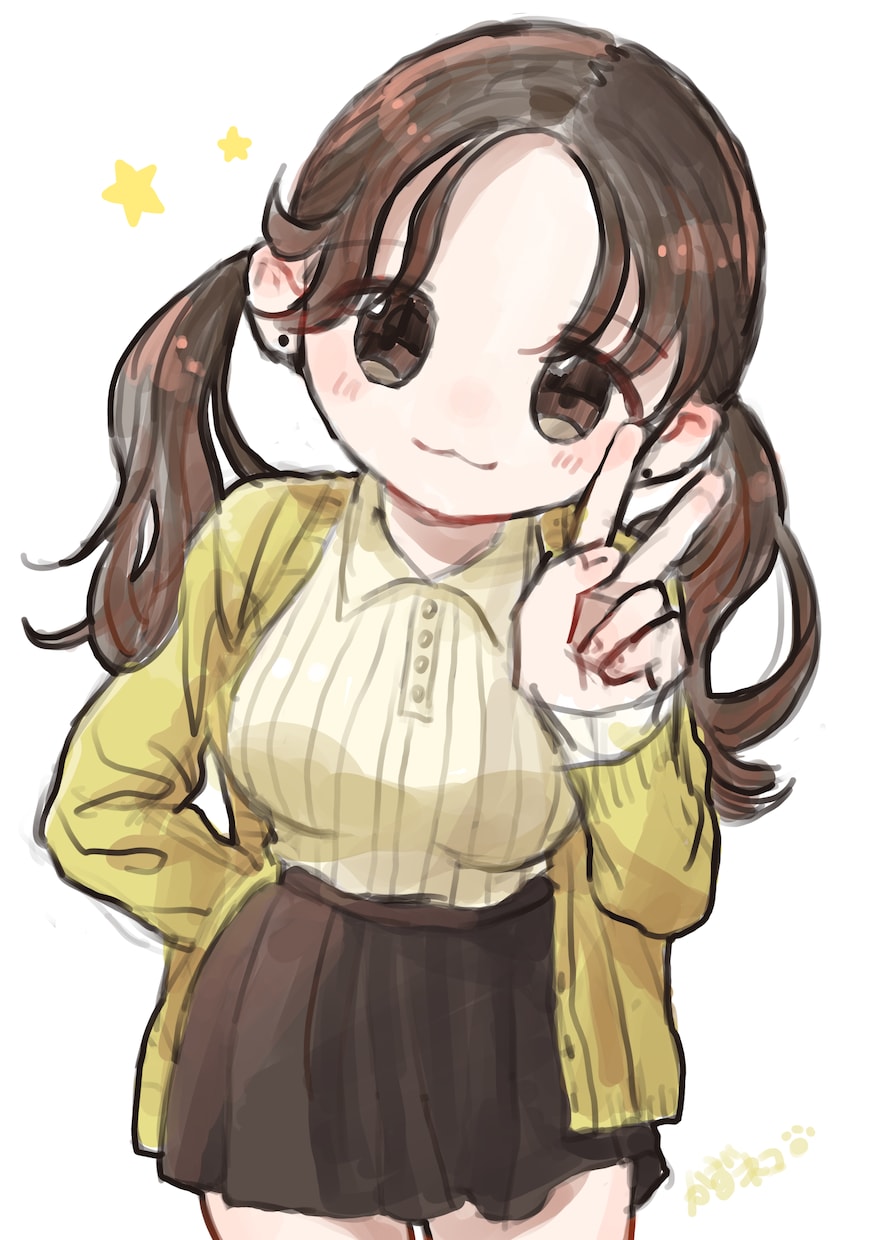 かわいい女の子、キャラクターお描きします オリジナルのイラストが欲しいあなたに！ イメージ1