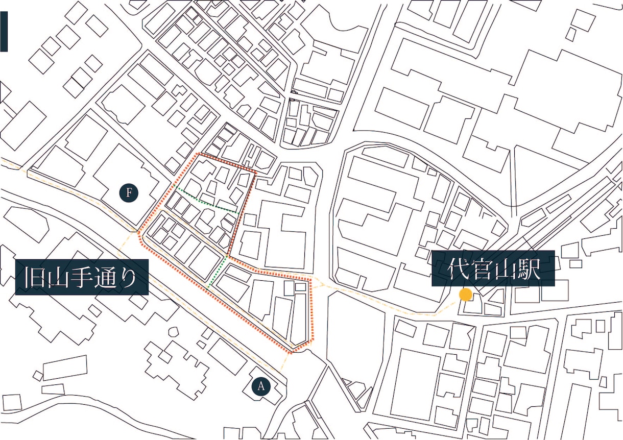 北欧の建築デザイナーがオリジナル地図を作ります 各種データから作成。印刷用のai形式納品対応。 イメージ1