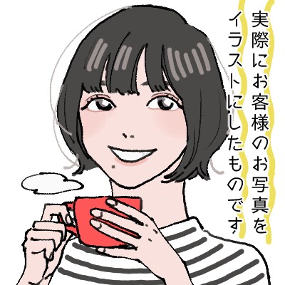 2000円〜☆SNSアイコン似顔絵絵描きます SNSのアイコン等でご利用いただける似顔絵、イラストです！ イメージ2