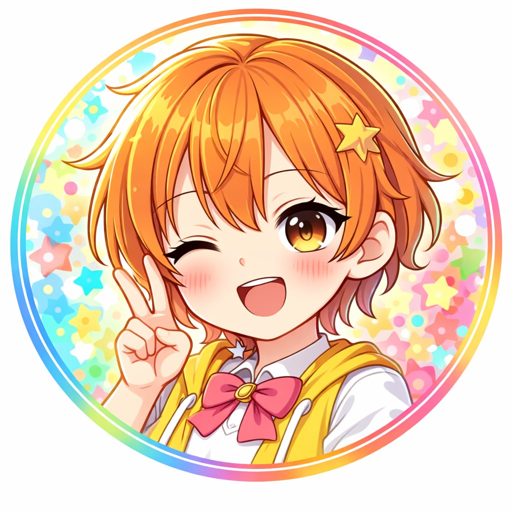 AI作るかわいいアニメ風SNSアイコンデザインます かわいいアニメ風アイコンをAIで丁寧に制作します イメージ4
