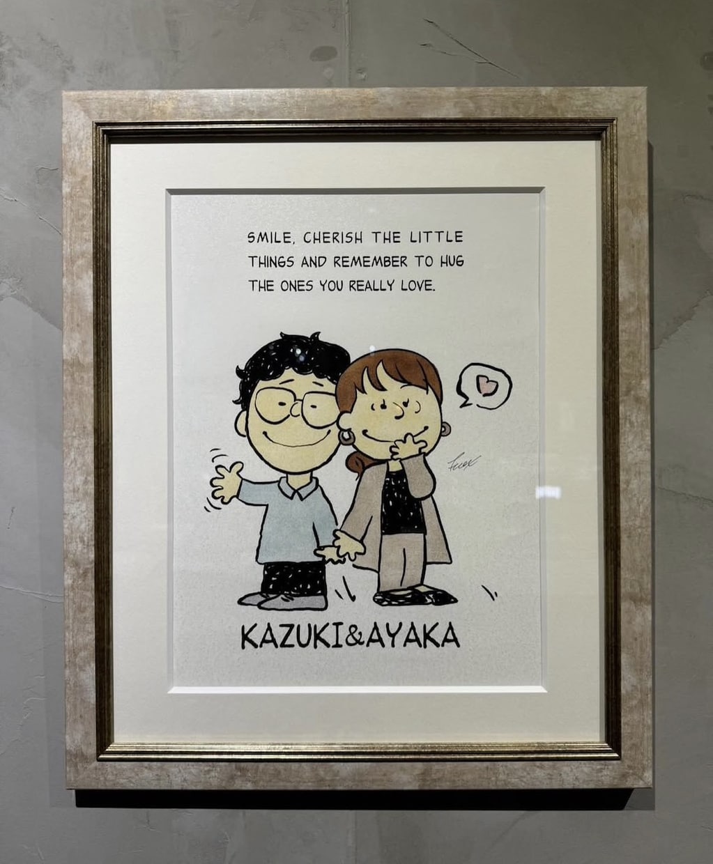 スヌーピー風にウェルカムボードの似顔絵描きます 結婚式のウェルカムボードやプレゼントご注文の方にオススメ！ イメージ8
