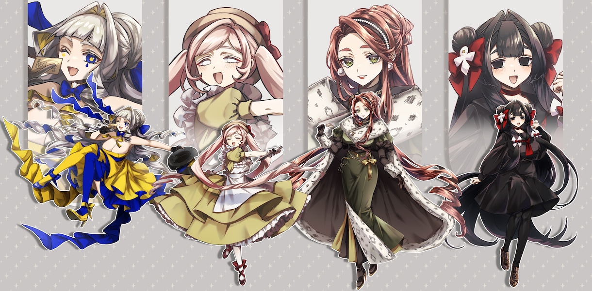 立ち絵制作します TRPGなどにご使用いただける全身の立ち絵を製作いたします イメージ1