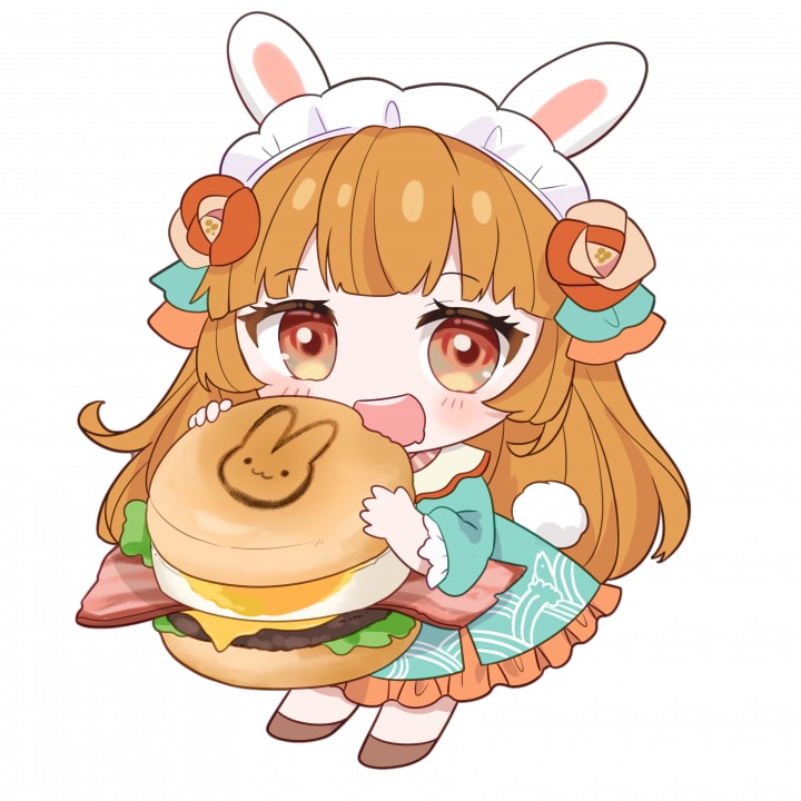 月見の季節にも！ミニキャライラストお描きします うさ耳あり/なしが選べる！お月見イラスト イメージ5