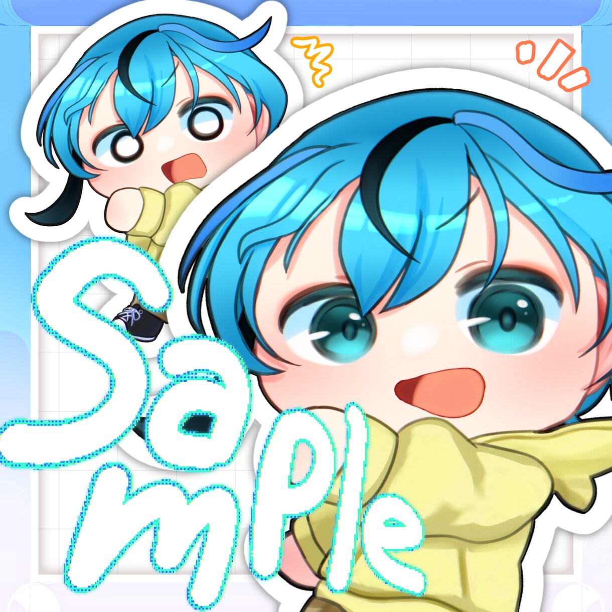 ポップでかわいいデフォルメイラストをお届けします 【先着3名様限定】表情差分3つまで無料キャンペーン中‼️ イメージ6