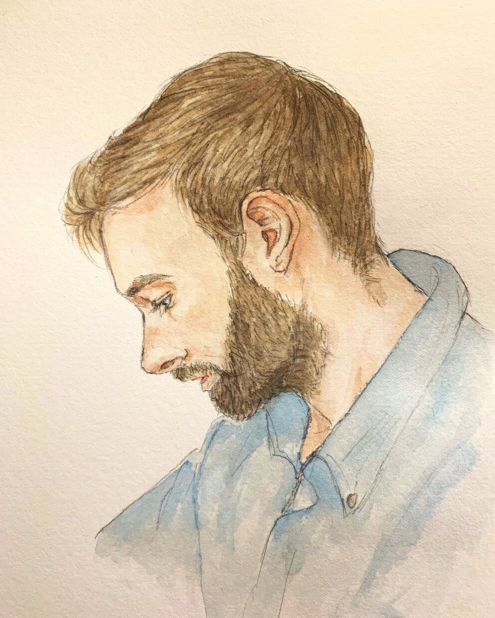 水彩絵具で優しいタッチの似顔絵お描きします 東京都内で活動中のプロのイラストレーターです。 イメージ5
