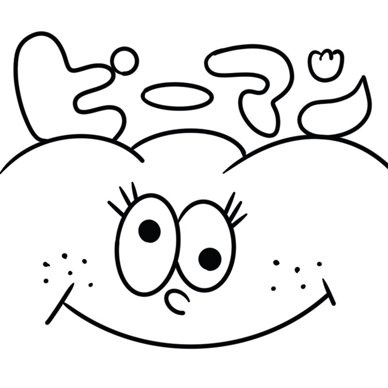 手書きタッチの個性的太線×モノクロキャラ作成します 太線×シンプル線画で、世界に一つのキャラをお届けします!! イメージ1