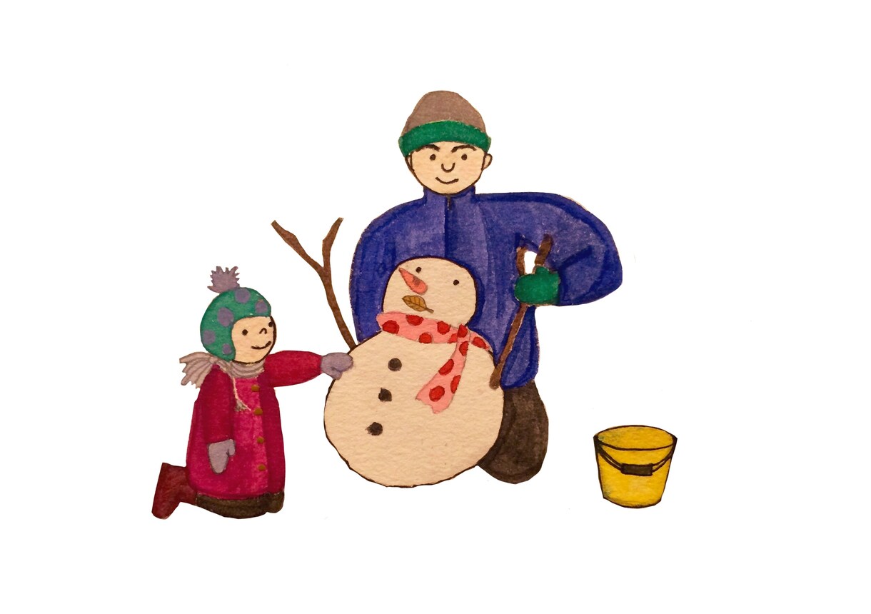 水彩イラスト描いてます ほんわかとした親子のイラストいかがですか☆彡 イメージ7