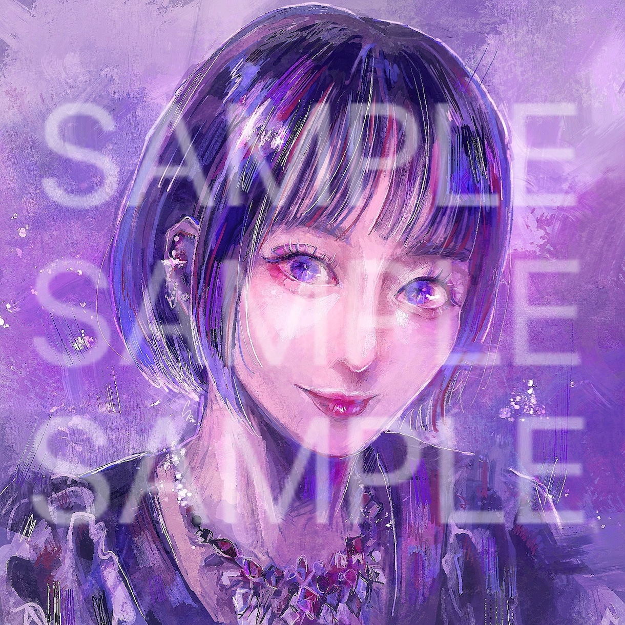 最短翌日】美しい色彩のイラストお描きします SNSで使えるアイコン、似顔絵、一枚絵、立ち絵、ヘッダーなど イメージ5