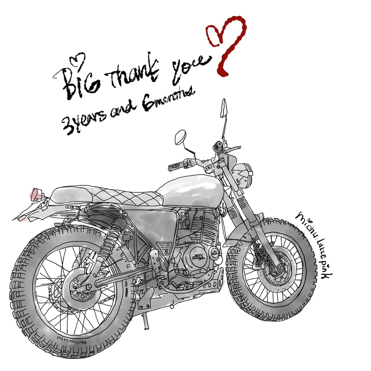 バイク好きの方におすすめします あなたの大切なものを丁寧に描きます イメージ1