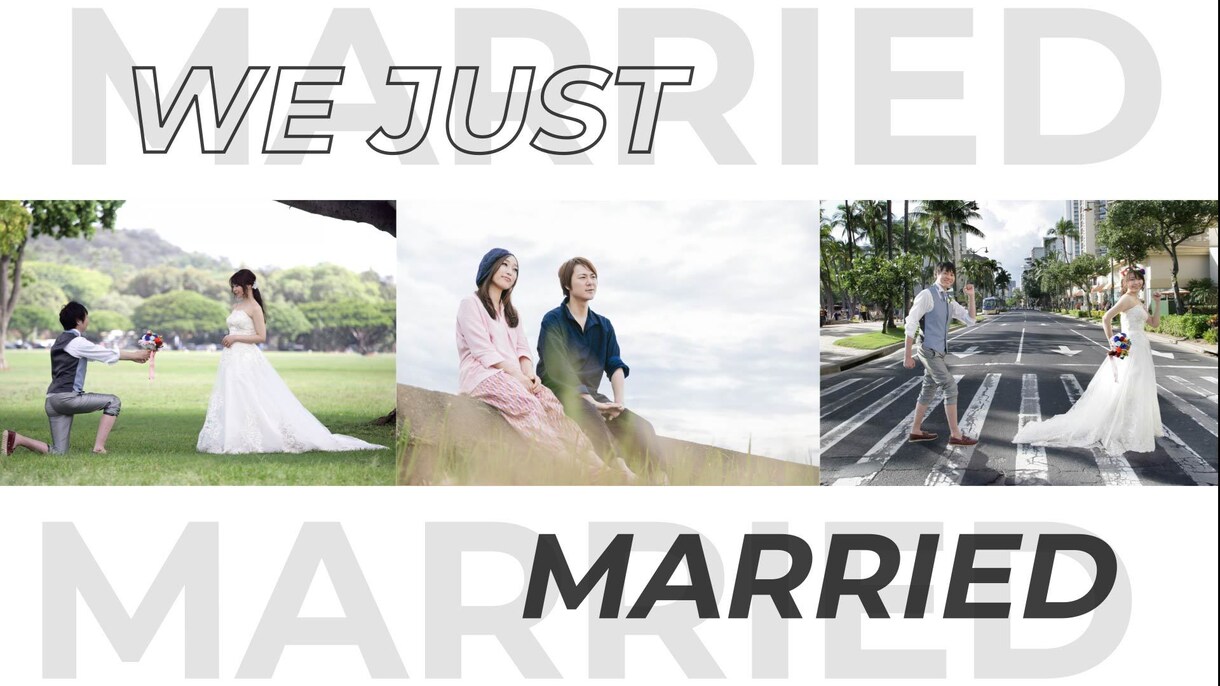 結婚式のオープニングムービーを制作いたします スタイリッシュ！テンションが上がる結婚式ムービーを低価格で! イメージ3