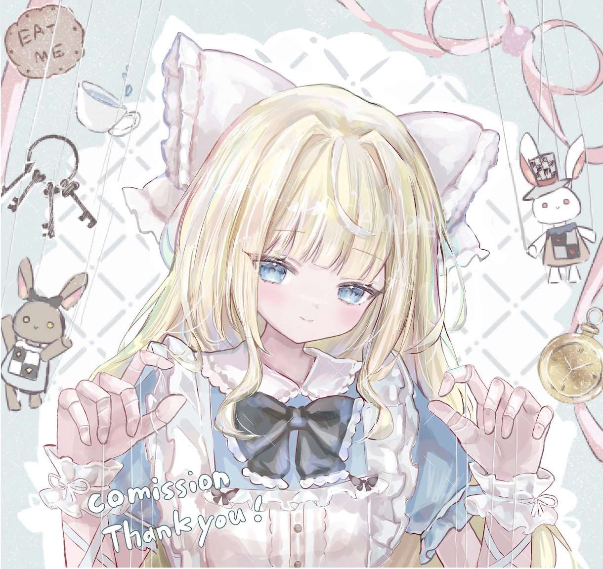 商用利用無料、修正何度でも◯可愛く綺麗に描きます アイコン、立ち絵、一枚絵、ミニキャラを可愛くお描きします イメージ1