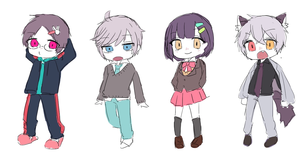 SDキャラ描きます かわいいデフォルメキャラ使いませんか？ イメージ5