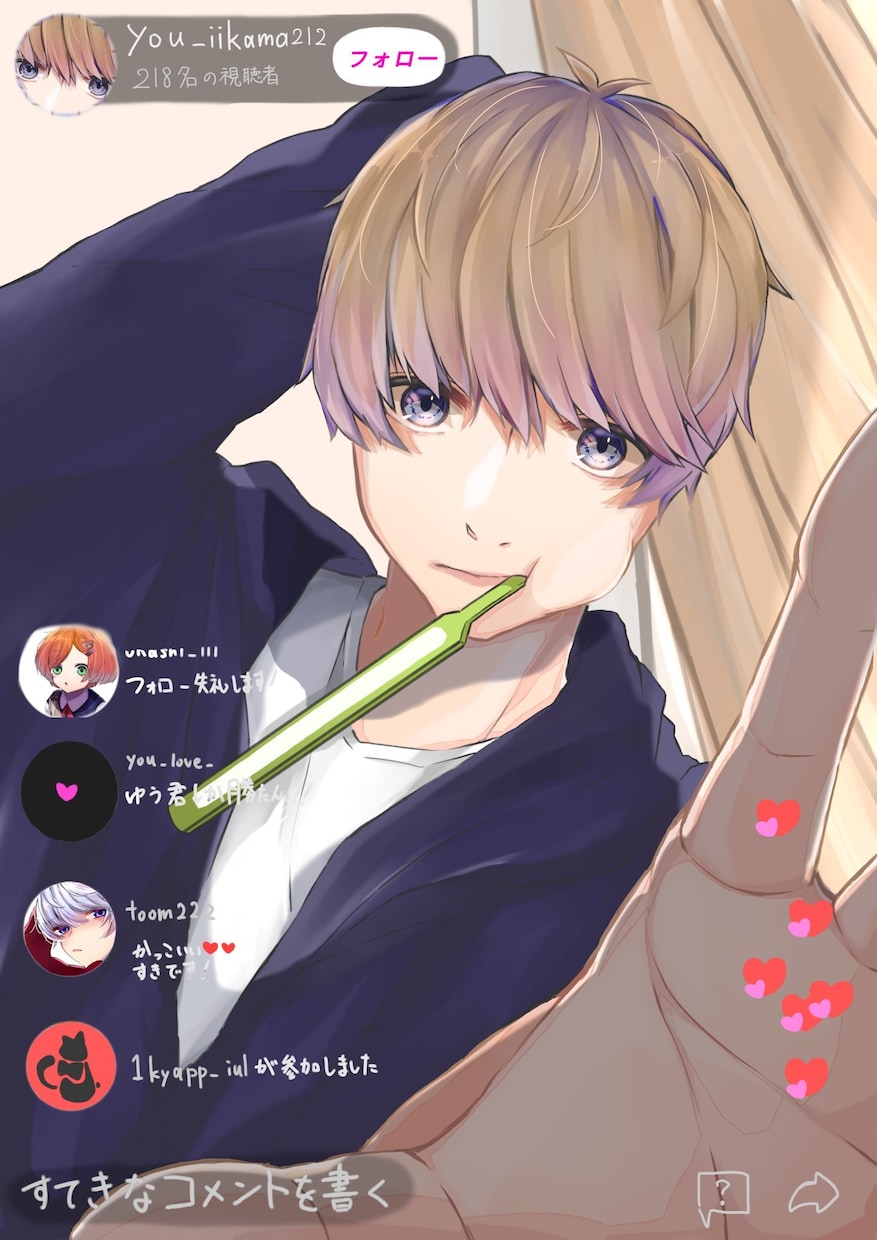 商用◎SNS用アイコン、1枚絵、サムネ描きます 1からのキャラクターデザインもお手伝いします！！ イメージ2