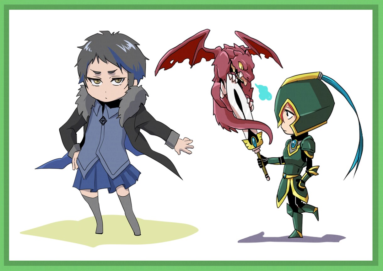 ミニキャライラスト制作致します アイコンから立ち絵、一枚絵までご要望のイラスト制作致します！ イメージ4