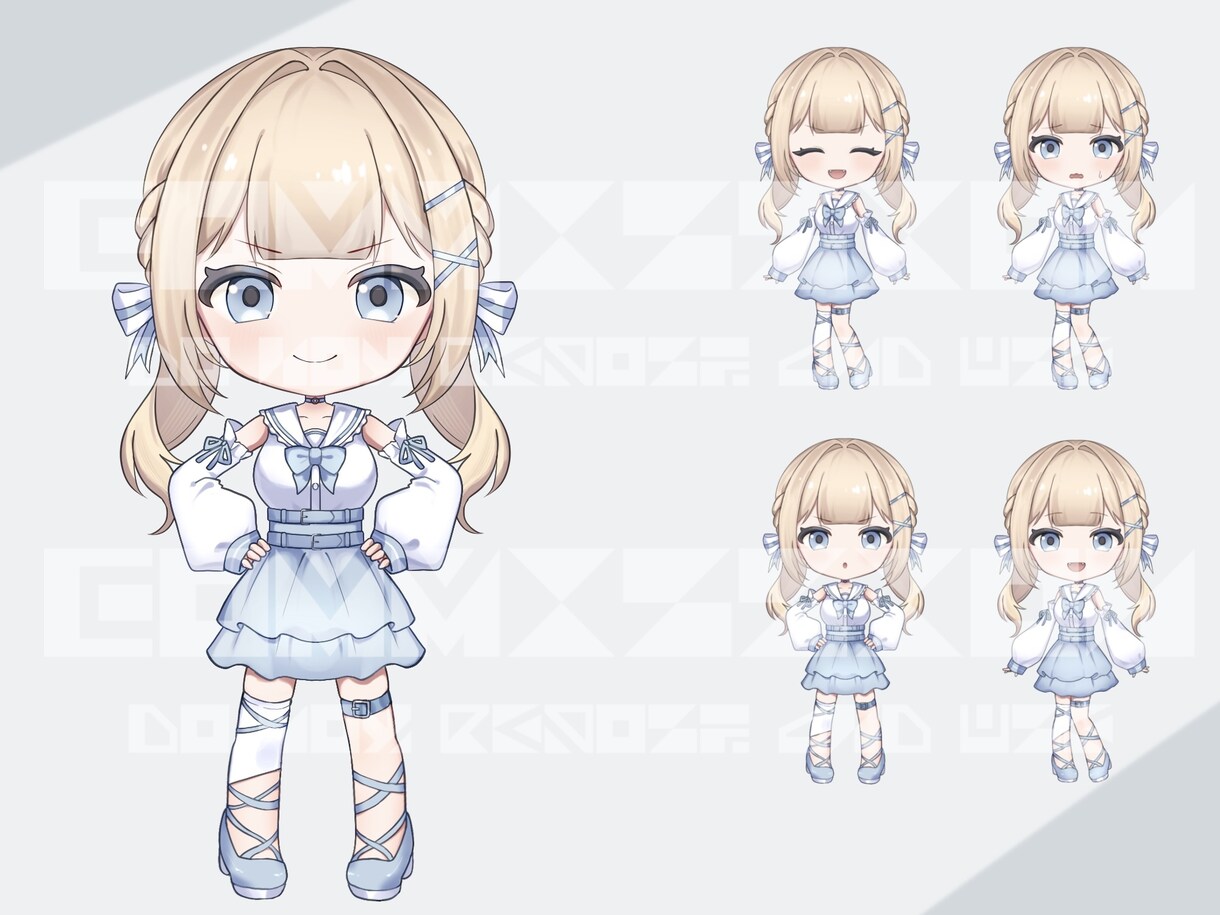 多場面で活用!SD)デフォルメイラスト制作します プレゼント/鑑賞/活動への使用、三次元もSD化可能! イメージ6