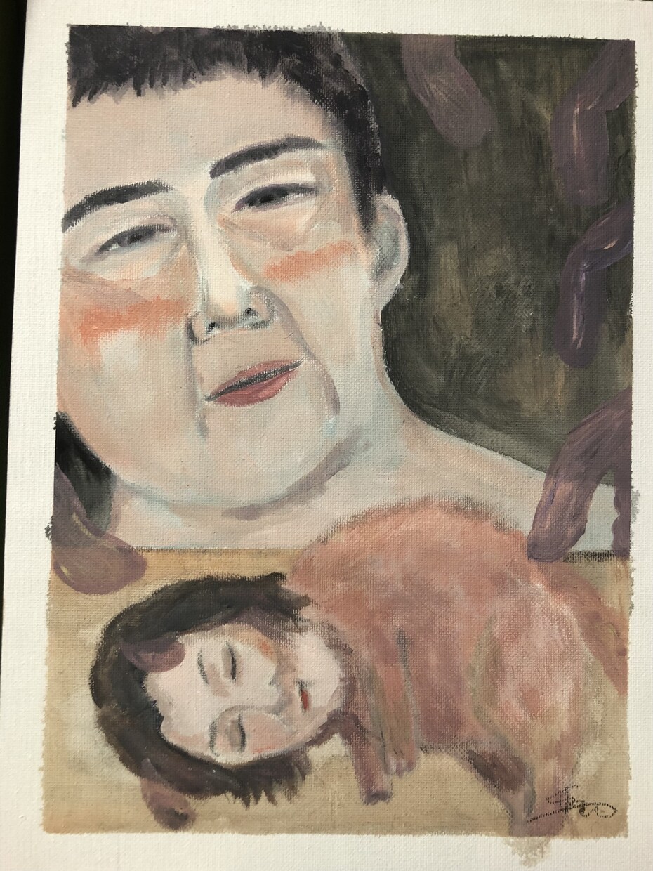 唯一無二の抽象的な似顔絵描きます 絶対に被らない個性派に仕上げます。 イメージ4