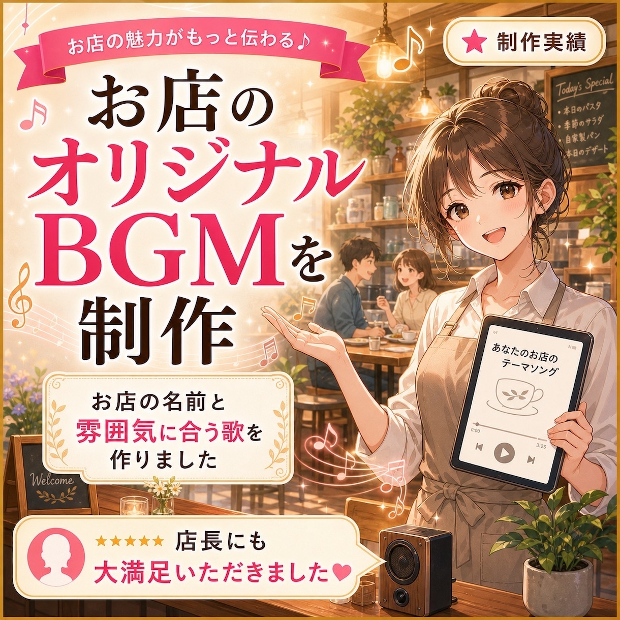 プロも使うAIでオリジナルソング、音楽を作ります 誕生日・結婚式・世界に１つしかないあなただけの歌を作ります！ イメージ4