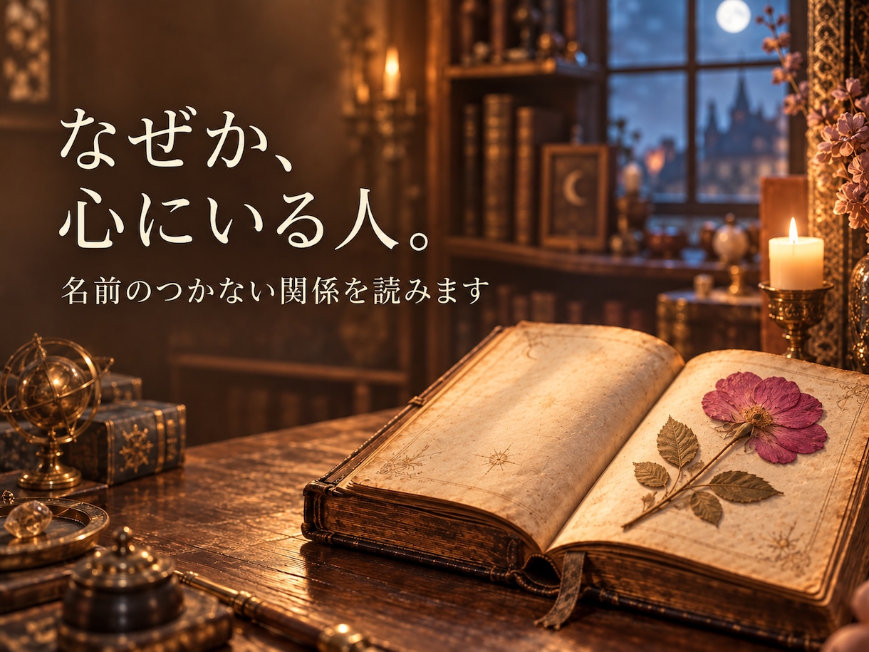 名前の付けられない関係をひも解きます 人を想う気持ちは、 いつもきれいに一種類に説明できない。 イメージ1