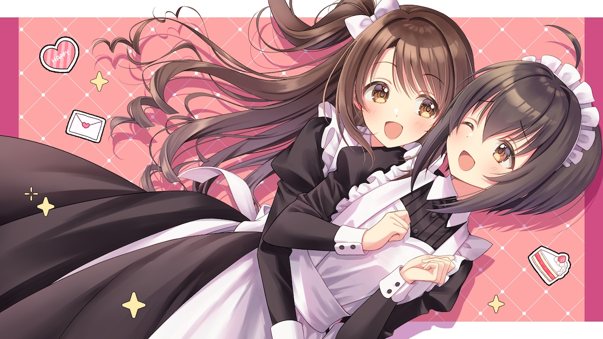 かわいい女の子のイラストをお描きいたします 魅力的な１枚絵、立ち絵など制作いたします！ イメージ1