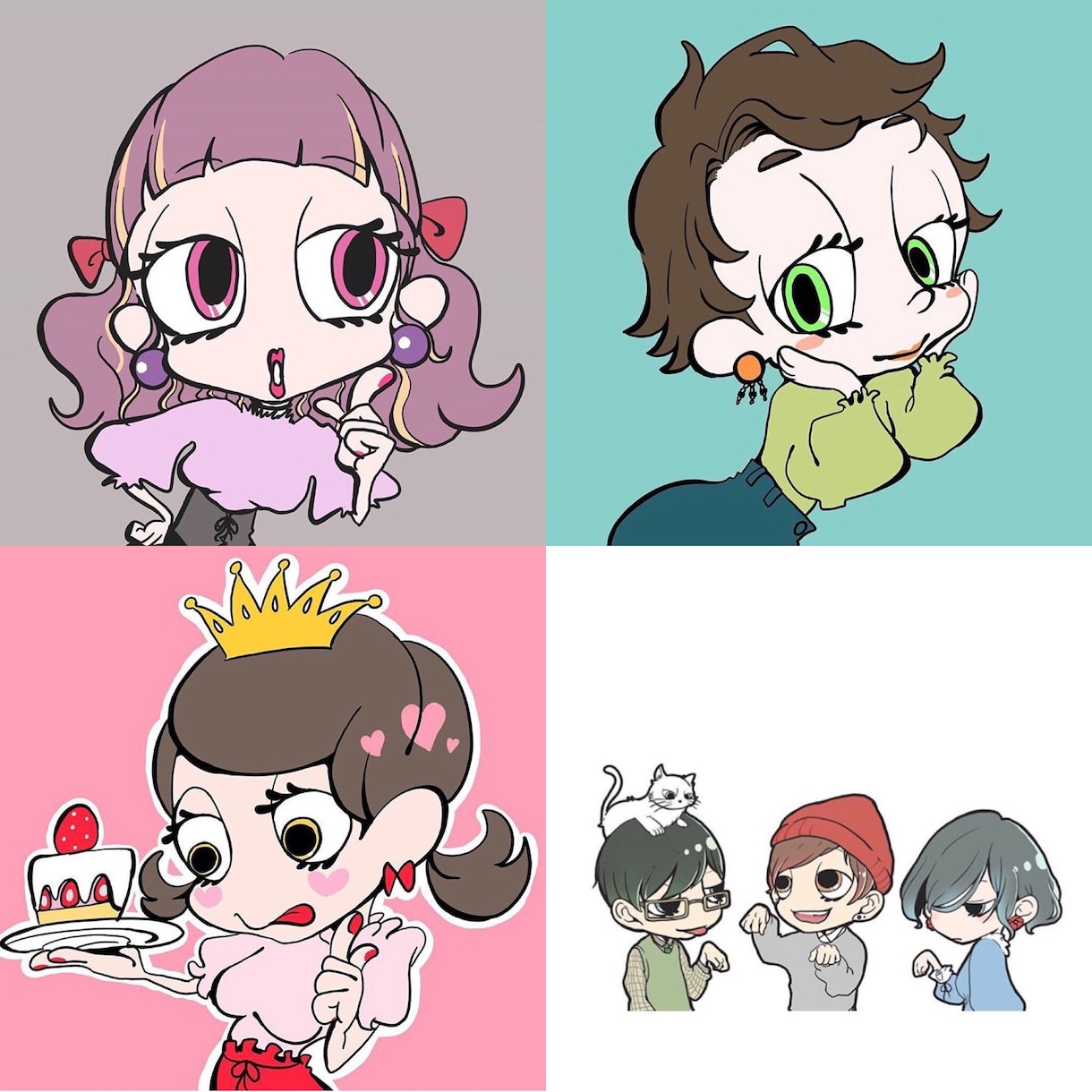 インパクト大なかわいいイラストを描きます デフォルメイラストをご希望の方へ イメージ3