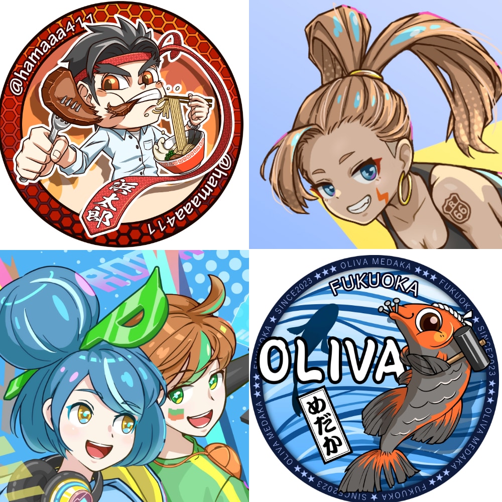 SNS等のアイコンイラスト描きます ポップなカッコいい・かわいいイラストで個性的なアイコンを イメージ1