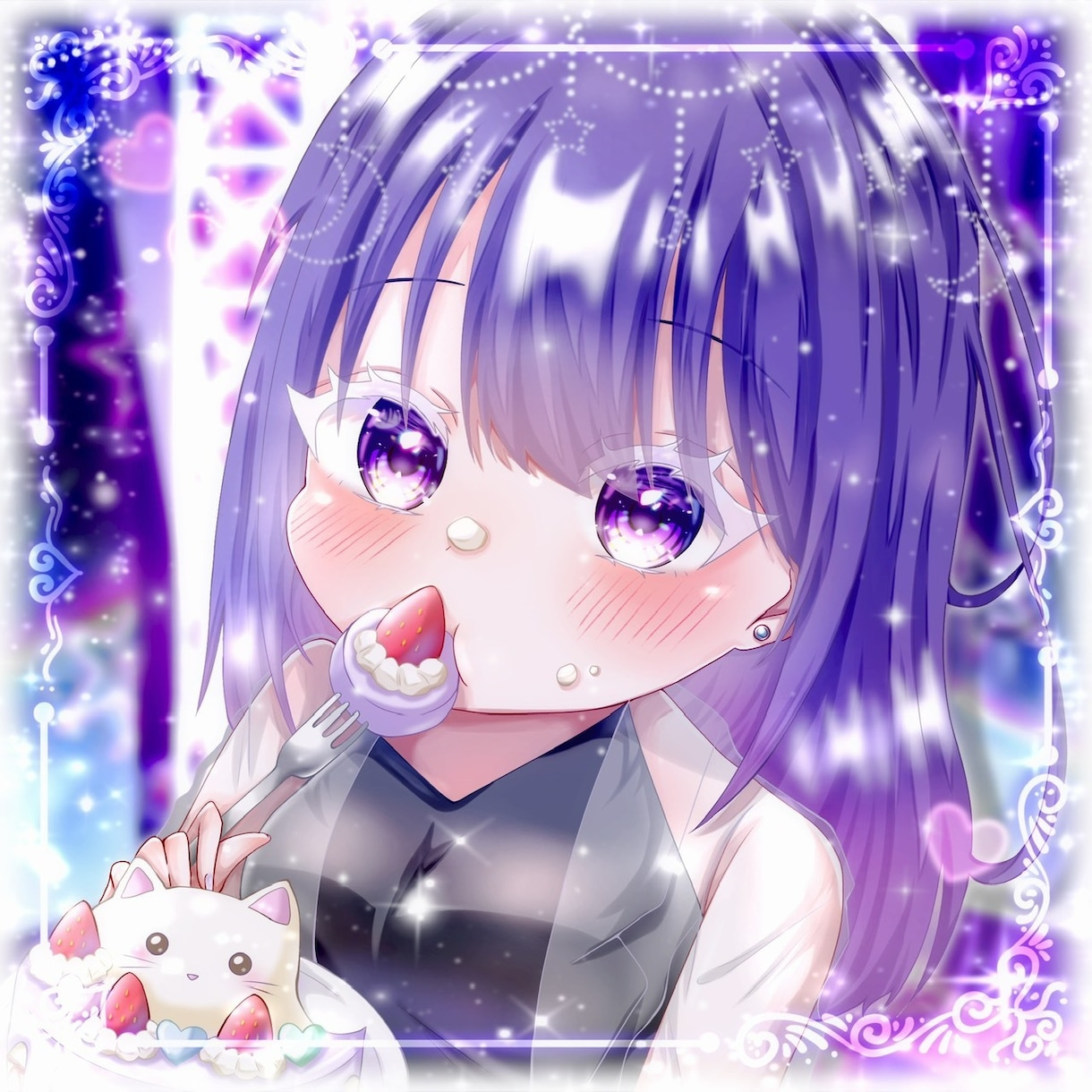 SNSアイコン、一枚絵を描きます Vtuberや歌い手等の活動者様のお手伝いをさせてください！ イメージ6