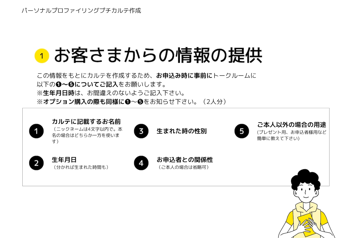 パーソナル・プロファイリング・プチカルテを作ります 今の自分に息苦しさを感じるあなたへ～生まれ持つ特性を教えます イメージ7