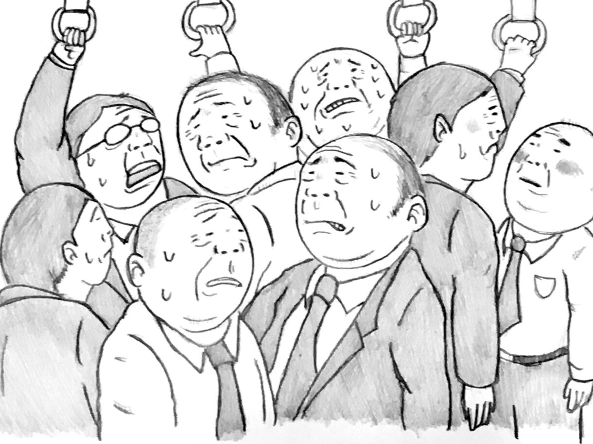 手描きのおじさんイラストを作成いたします シュールなおじさんイラスト作成 イメージ8