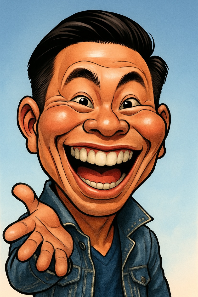 誇張した似顔絵描きます 似顔絵15年のイラストレーターによる似顔絵です イメージ3