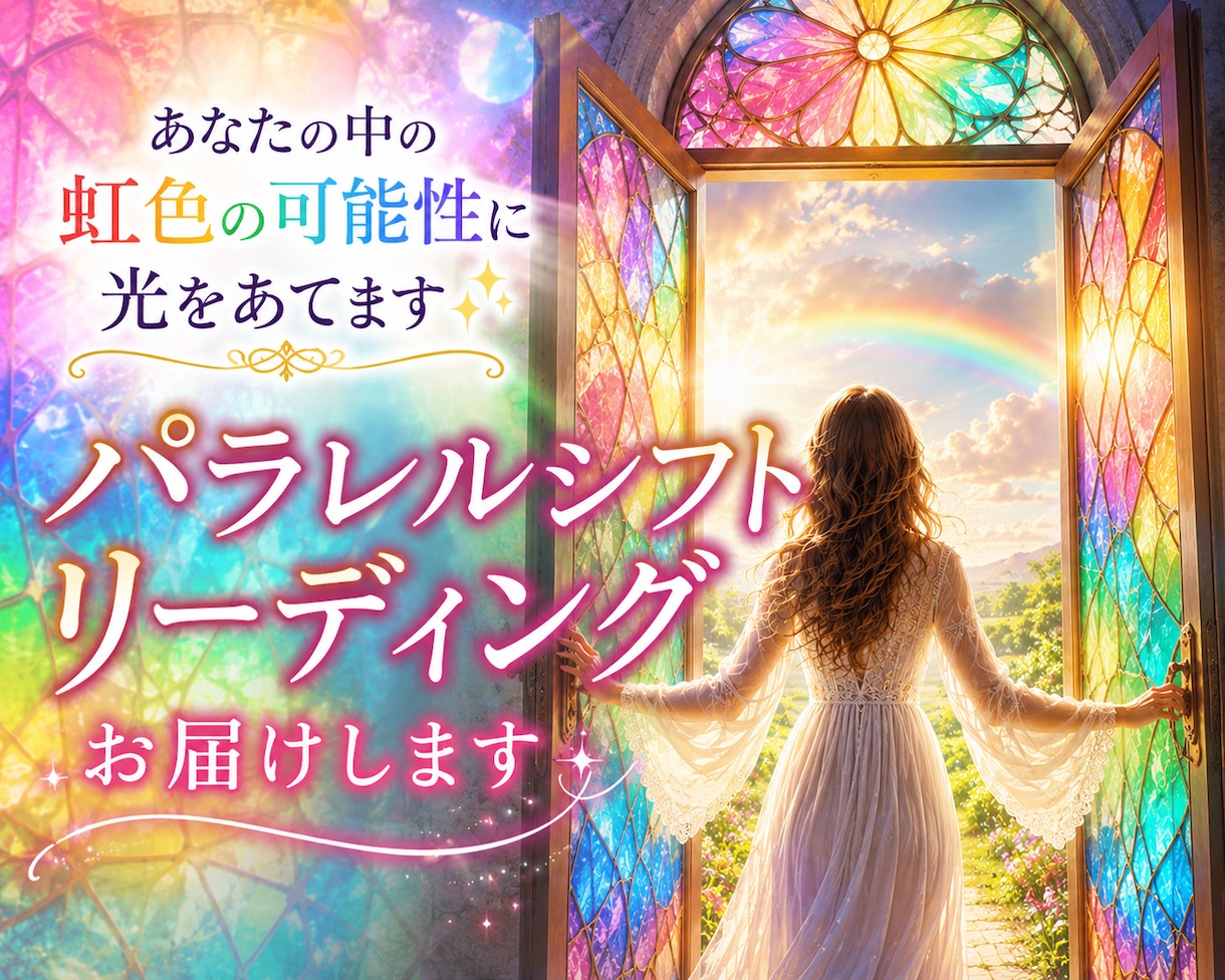 パラレルシフトリーディング⭐届けます ✨あなたの中の虹色の可能性に光をあてます✨ イメージ1