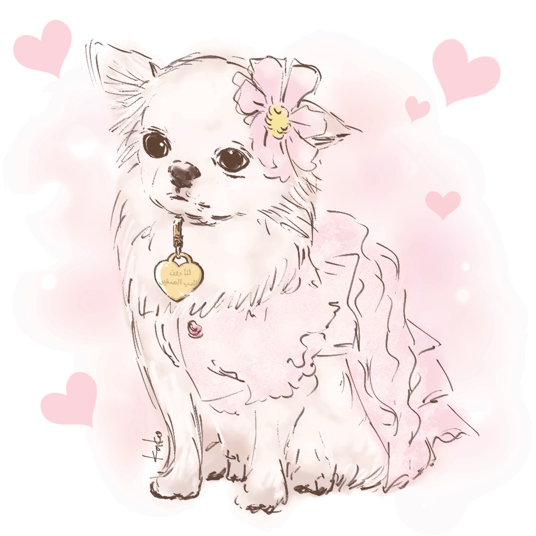 オシャレかわいくワンちゃん描きます リアルすぎないオシャレなワンちゃんを描きます イメージ2