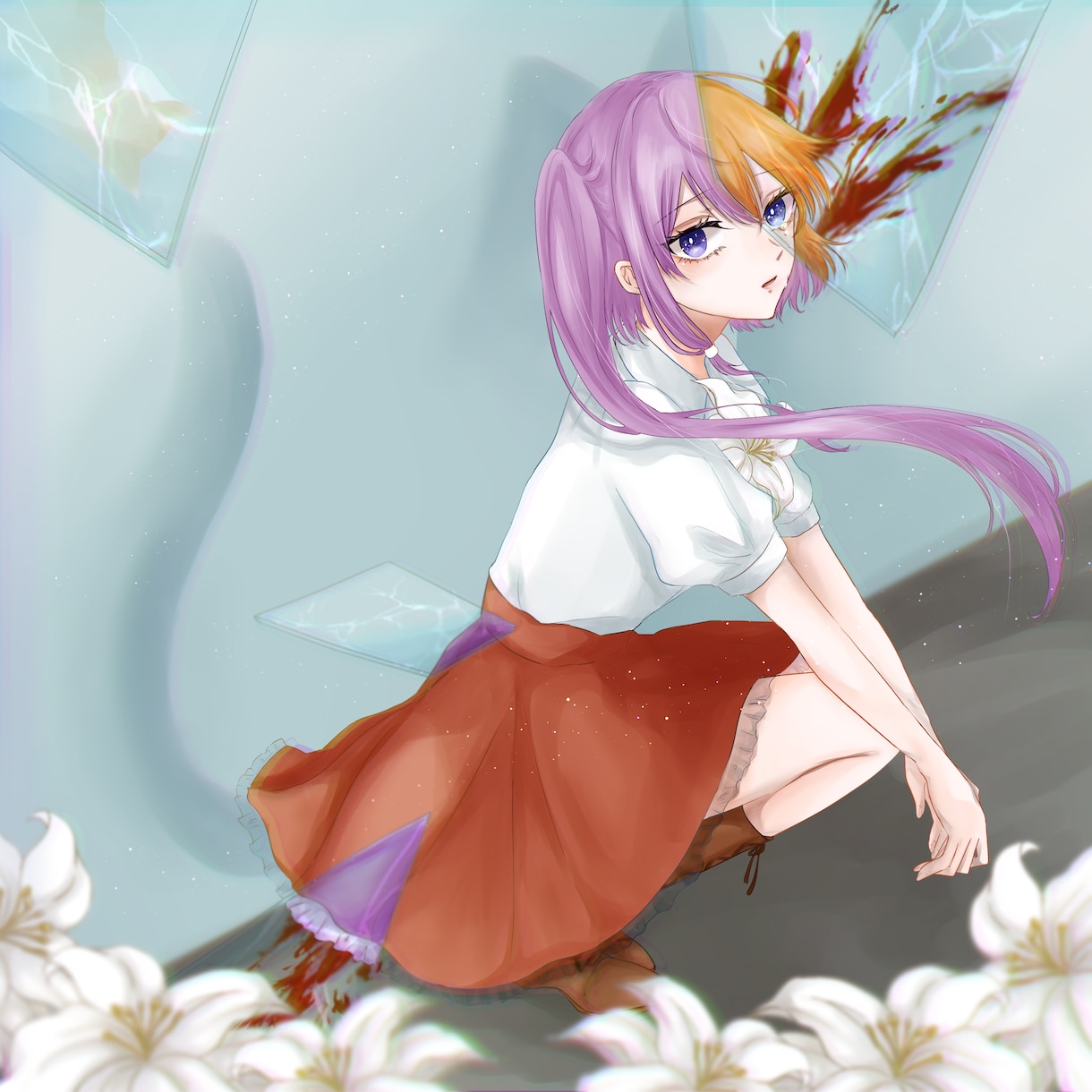 イラスト(アイコン/一枚絵など)作成いたします アイコン、一枚絵などを作成いたします。 イメージ2