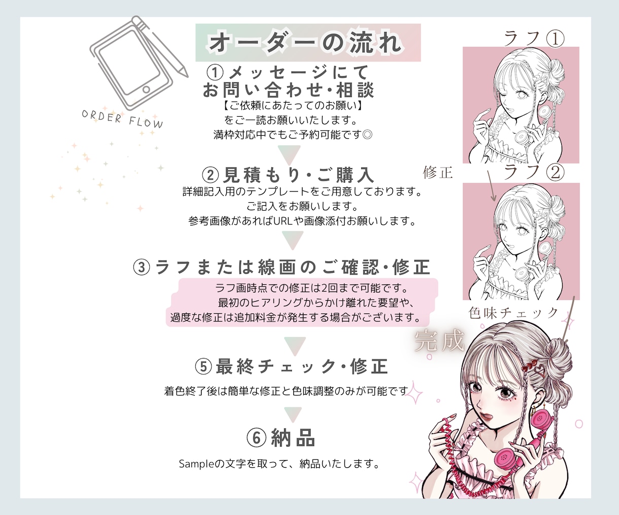 商用利用可★魅せる！大人POPなイラスト描きます 先着3名まで新サービス特別価格⭐︎信頼に繋げる洗練イラスト イメージ8