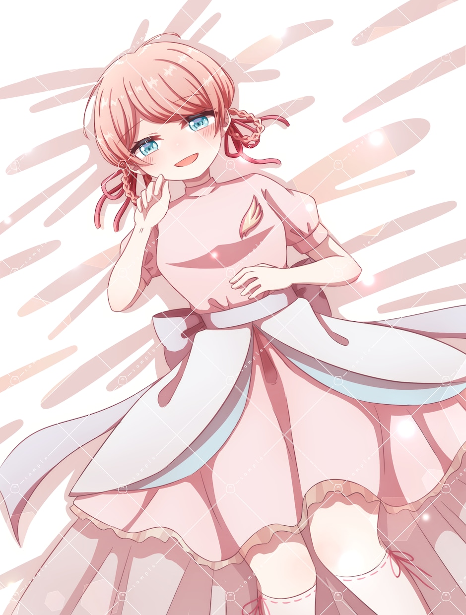 カラフルでかわいいイラストや立ち絵を制作します 立ち絵や配信サムネイル、MVイラストなどに！ イメージ7