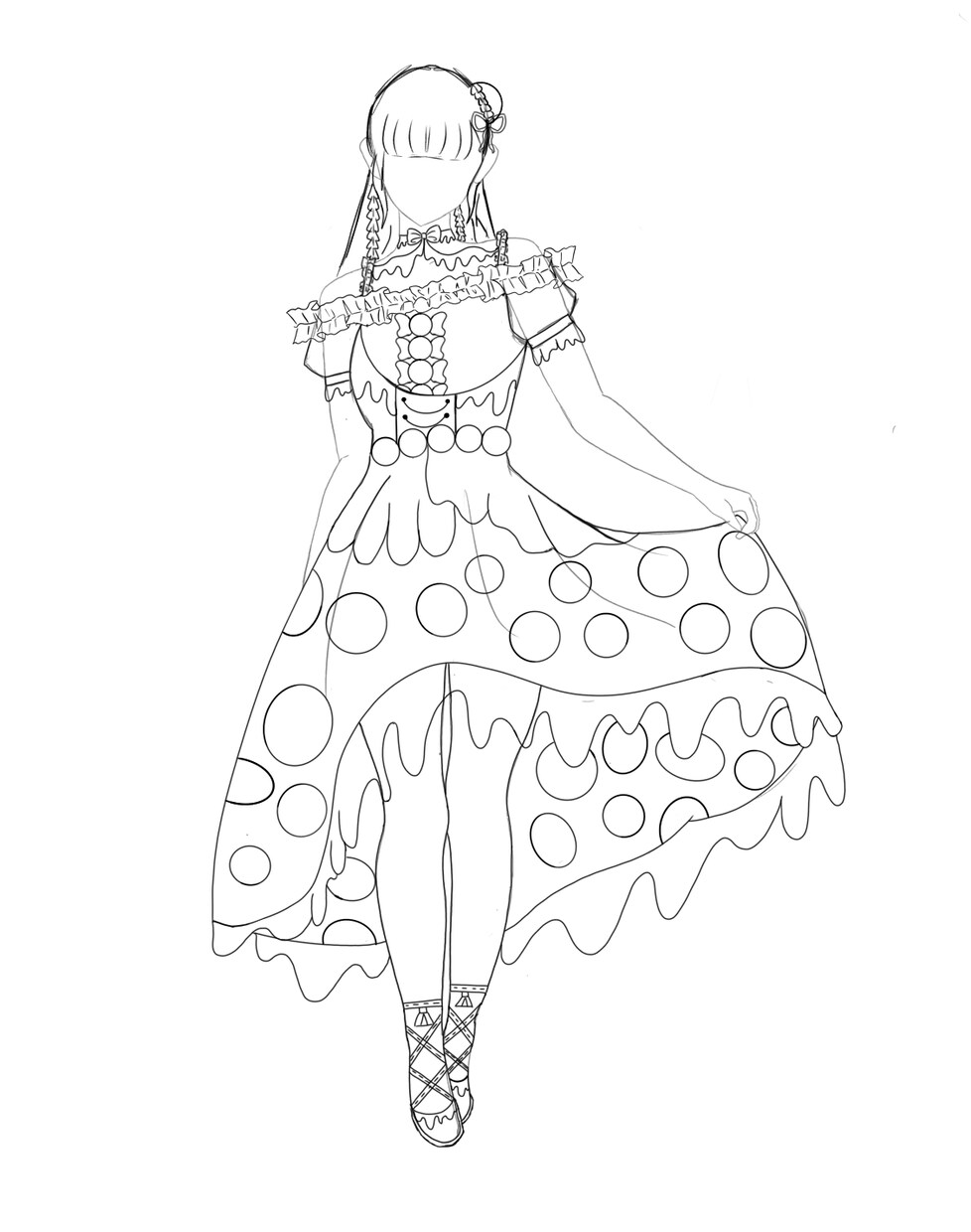 イラスト等で使えるような衣装をデザイン致します 「キャラクターは描けるけど衣装までは描けない方へ！」 イメージ6
