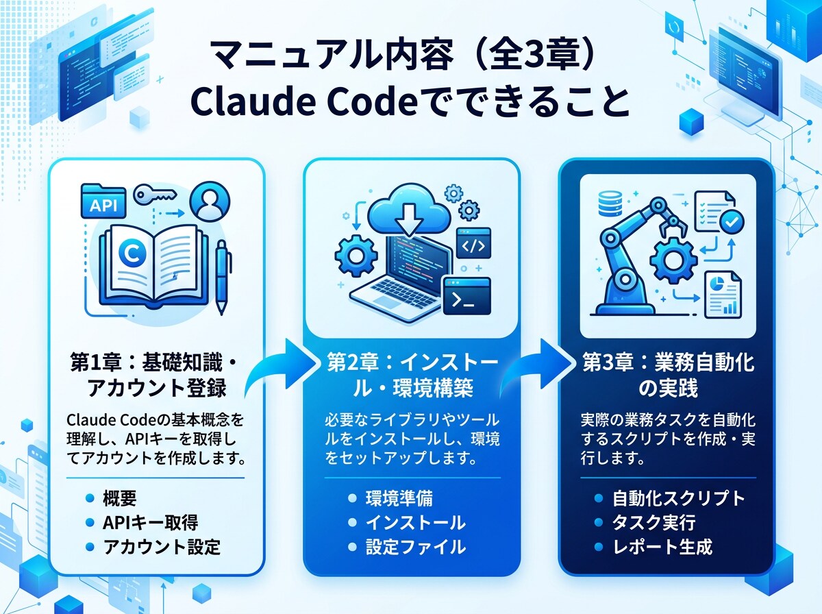 Claude Codeで社内業務を自動化させます 【IT知識ゼロでも導入できる】完全マニュアルをお渡しします イメージ5