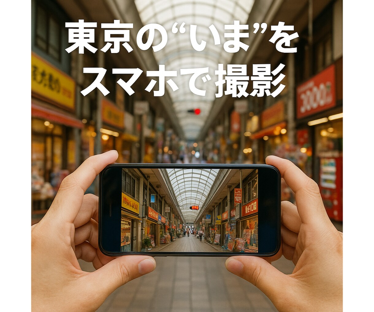 東京の“いま”をあなたの代わりに撮影します 現地の様子をスマホで撮影し、最短翌日にお届けします。 イメージ1
