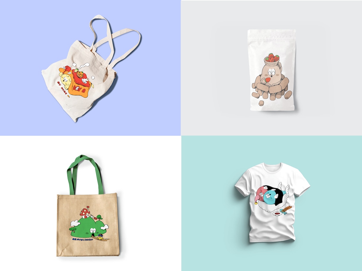 アイコンや商品パケに！ゆる～く笑えるキャラ描きます お手元にかる～くかわいいユーモアを イメージ10