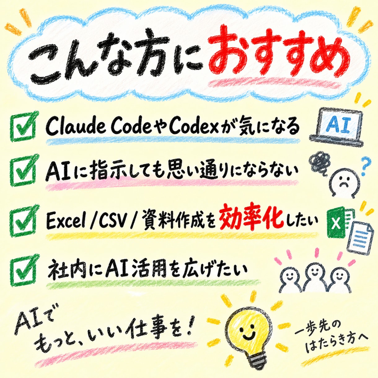 初心者向けAIエージェント活用を教えます AIがファイルを読み書きし作業まで進める環境へ イメージ4