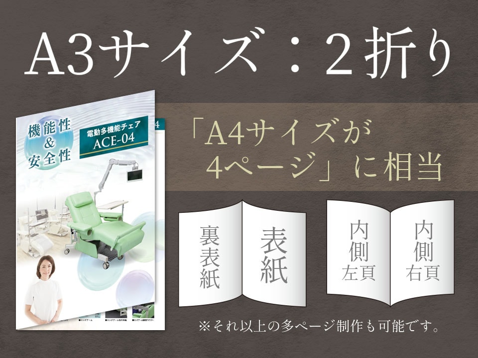 集客理論に基づくパンフレット【A3：2折】作ります 美大卒・色検1級デザイナー作【集客できるデザインの秘訣とは】 イメージ5