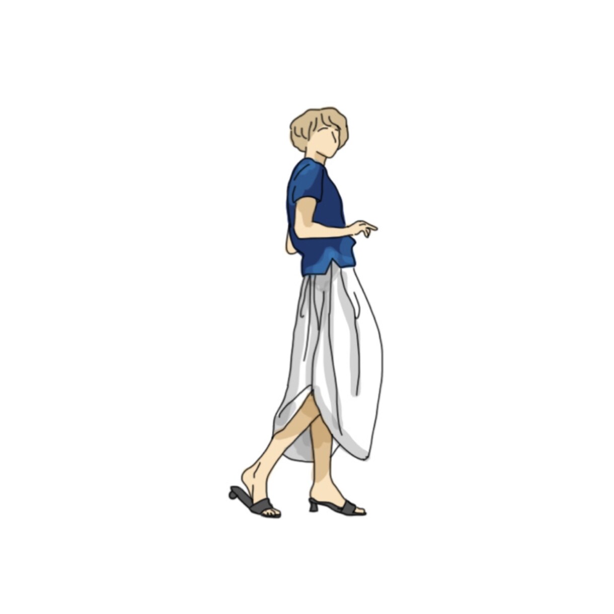 ファッション×イラストをオシャレに描きます あなただけの世界観をイラストで描いてみませんか。 イメージ6