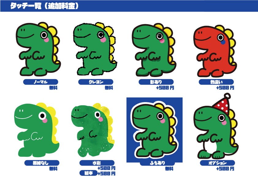 手書きイラストをデータ化します 安心のクオリティ！オプション多数で理想を形にします！ イメージ3